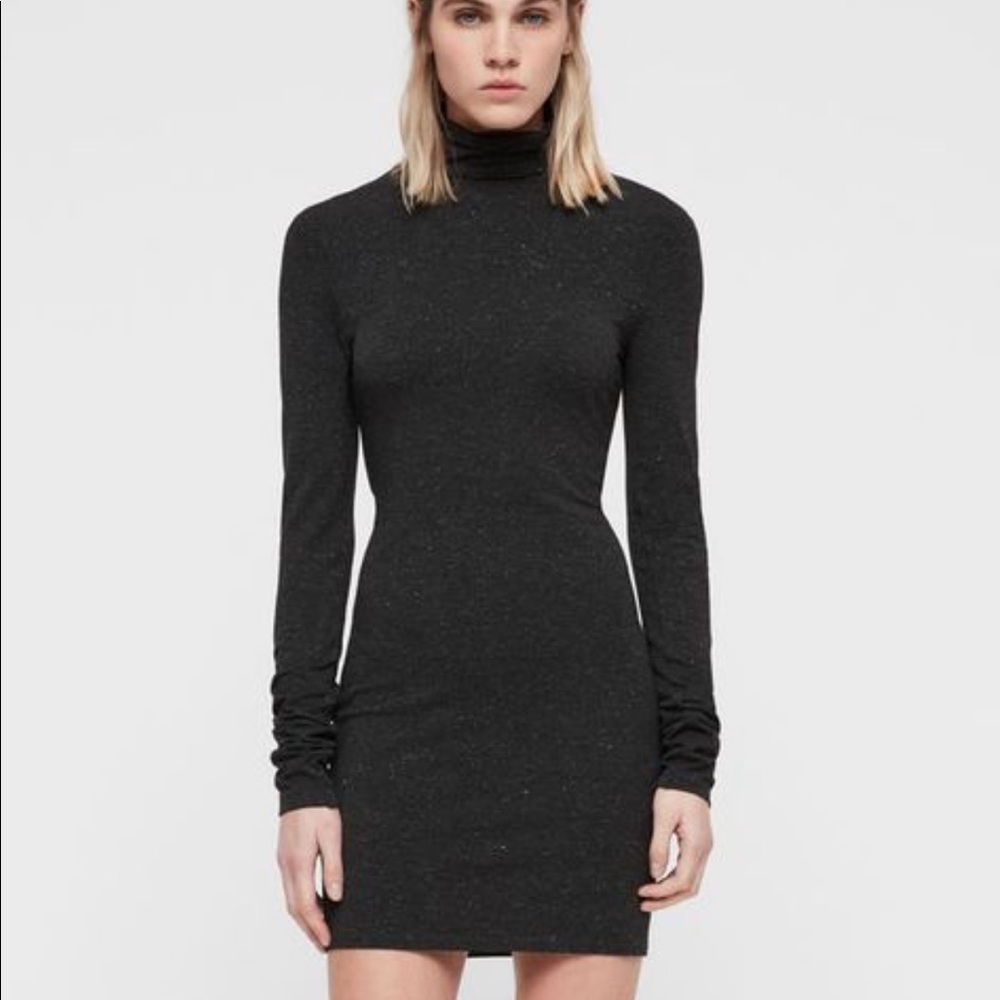 All Saints Esmie Shimmer Dress. Size M. NWT